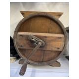Primitive Barrel Style Butter Churn