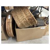 Wicker and Woven Baskets, Woven Lid