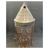 Punched Tin Candle Lantern