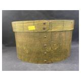 Contemporary Grain Painted Band Box