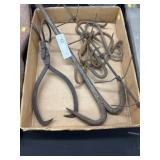 Meat Hooks with Tongs