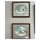 (2) Framed Prints