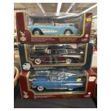 (3) 1:18 Scale Diecast Cars