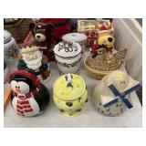 (9) Ceramic Cookie Jars