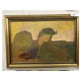 Signed Oil On Board