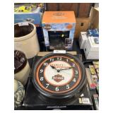 Harley-Davidson Clock with Lamp