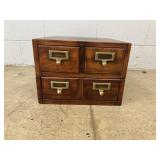 Globe 4-Drawer Card File