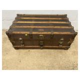 Vintage Footlocker Steamer Trunk