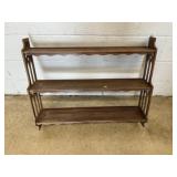 Mahogany Hanging Knick-Knack Shelf