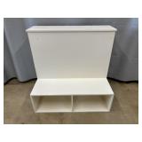 Wooden Bench w/ Lower Cubbies