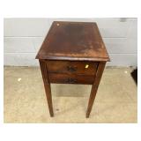 Antique 2-Drawer Stand