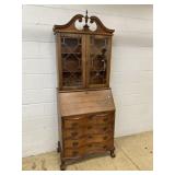 Mahogany Governor Winthrop Bookcase Desk