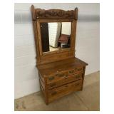 Vintage Oak Bureau