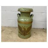 Vintage Milk Can w/ Eagle Decoration