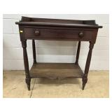 Antique 1-Drawer Stand w/ Gallery
