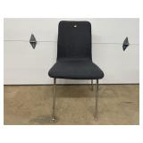 Chrome Base Modern Side Chair
