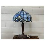 Modern Slag Glass Table Lamp