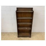 Vintage Oak Bookcase w/ Adj. Shelves