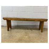 Vintage Mortised-Leg Bench
