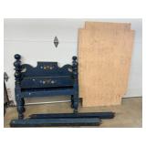 Antique Paint-Doracated Rope Bed