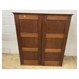 Antique Walnut Cupboard Desk Top
