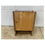 Small Oak Hanging Cupboard