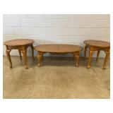 Modern Oak 3-Pc. Coffee and End Tables