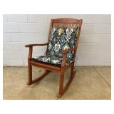 Slatted-Seat and Back Porch Rocker