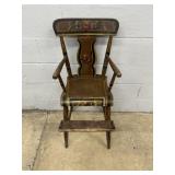Antique Painted Highchair