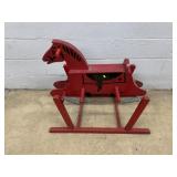 Vintage Advertising Spring Rocking Horse