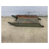 Vintage Pull Sled w/ Iron Runners