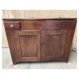 19th C. Country Dry Sink w/ Lift Lid