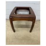 Glass-Top End Table