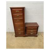 6-Drawer Lingerie Chest w/ 2-Drawer Nightstand