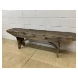 Primitive Wooden Bench