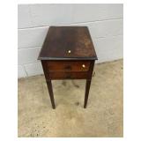 2-Drawer Mahogany Rectangular Stand