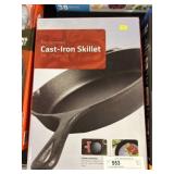 10' Cast Metal Frying Pan