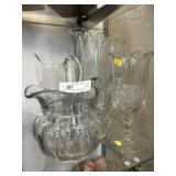 Heisey & Pattern Glass Pitchers, Celery Vase
