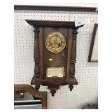 Wood Caged Wall Clock