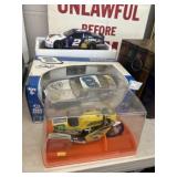 Diecast Stock Cars with Motorcycle