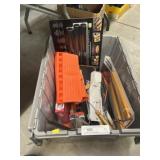 Storage Tote with Grilling supplies