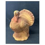 Paper Mache Turkey Form Candy Container