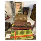 Vtg. Advertising Boxes