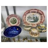 Flow Blue & Transferware China