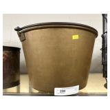 19th C. Brass Pail
