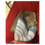 Storage Totes with Rugs
