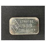 1 Troy Oz. Sterling Silver Ingot