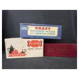 Vtg. Candy & Cheese Boxes