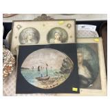 Unsigned Watercolor with Frame Prints