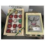 Grouping of Mercury Christmas Ornaments